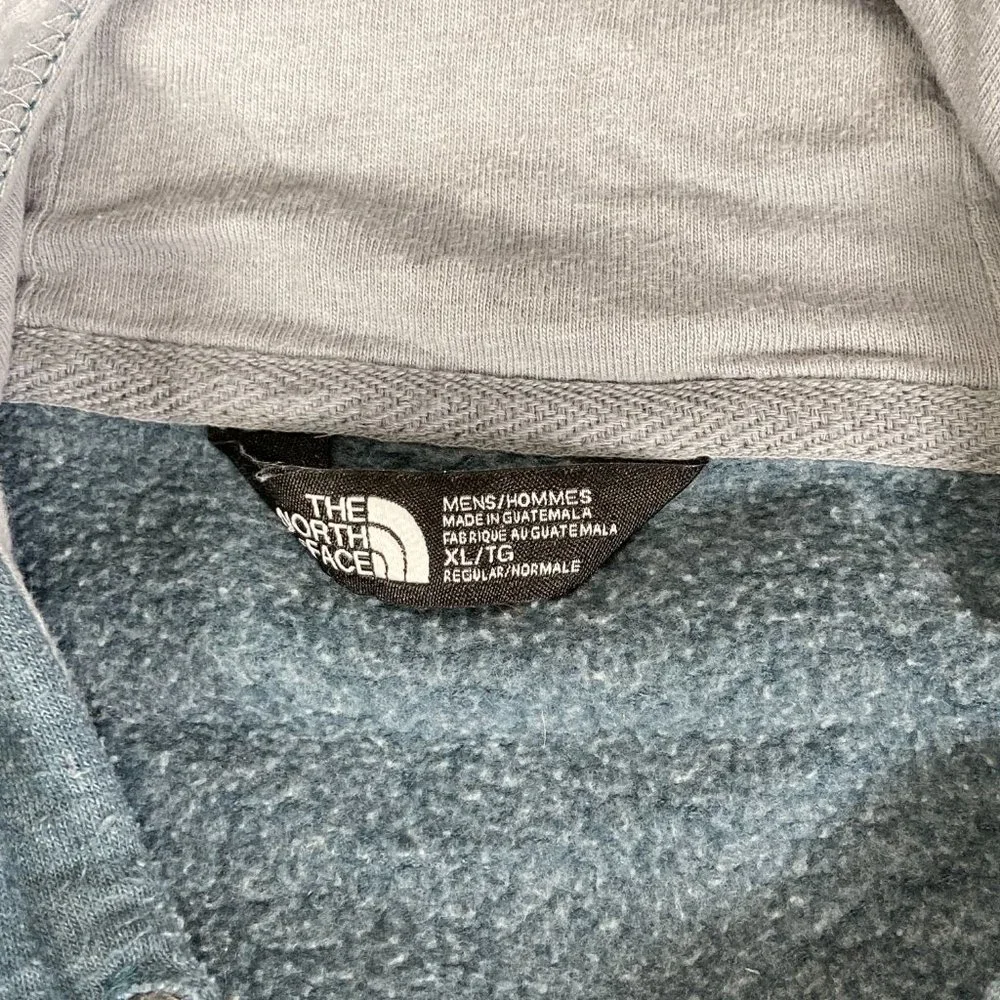 THE NORTH FACE Men's XL Hoodie Sweatshirt Pullover Logo Blue Gray Half Dome - Picture 5 of 5